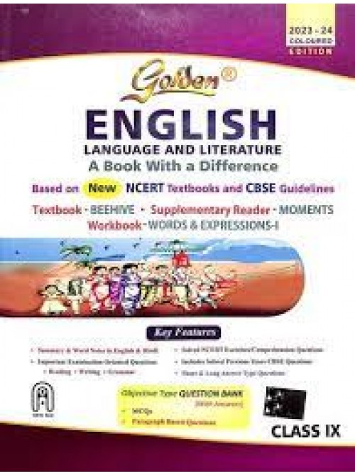 Golden English Language and Literature Class-9 at Ashirwad Publication